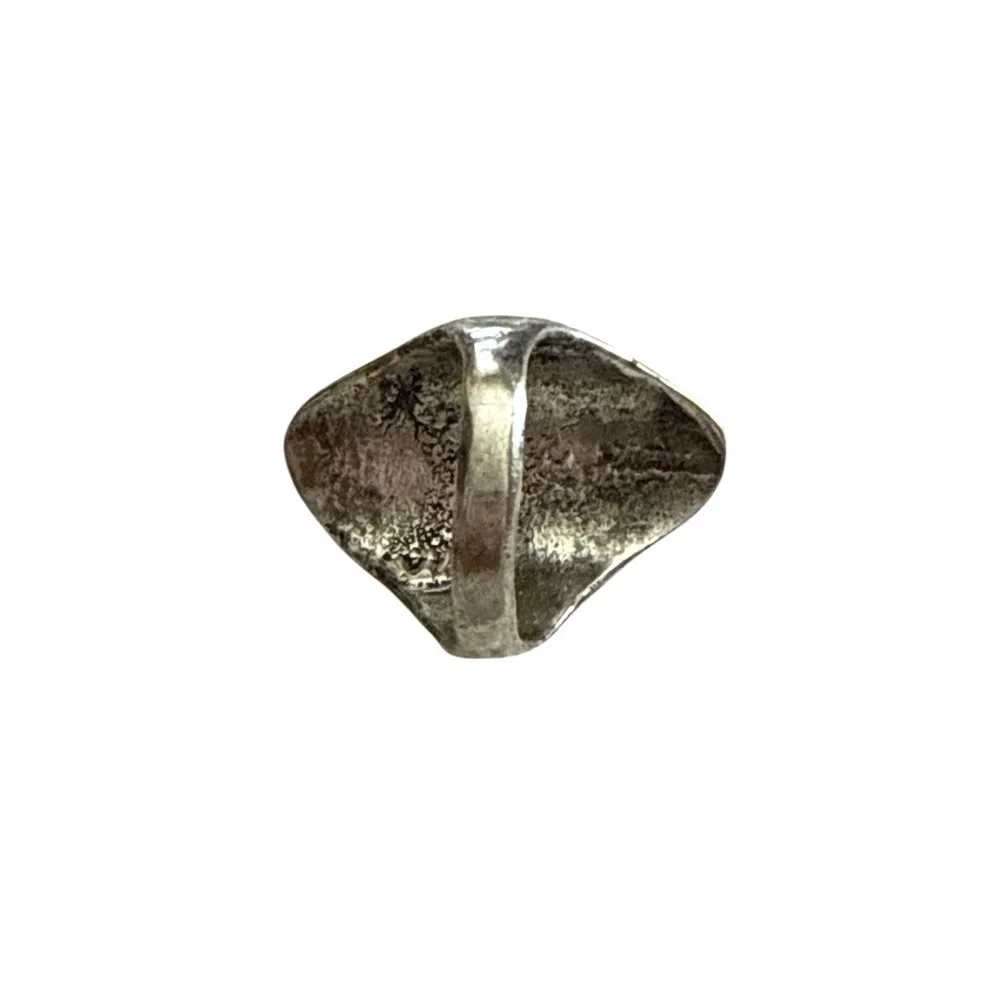 Navajo Silver Nevada Blue Turquoise Ring